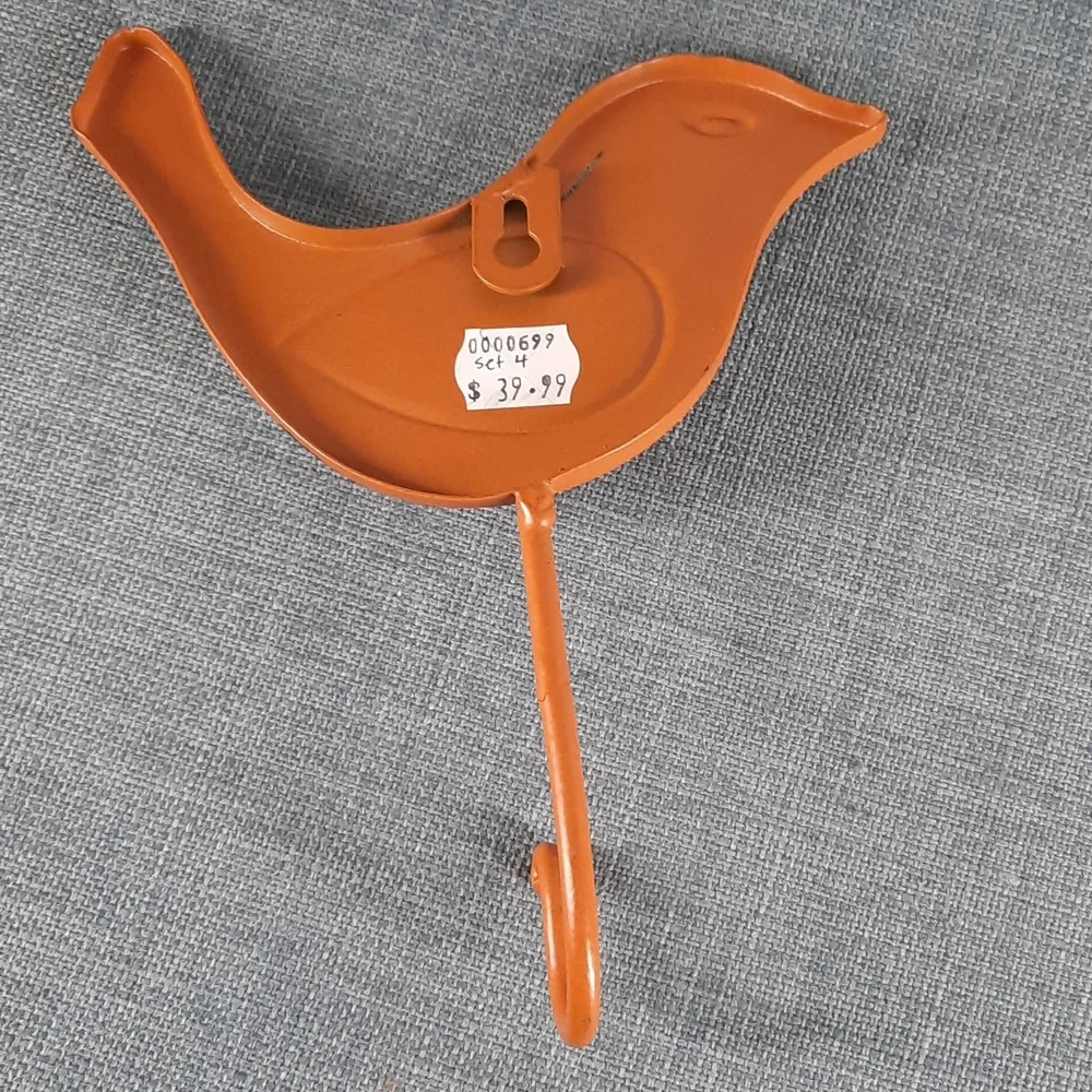 Wall Hooks Bird Birds Rustic Urban Farmhouse Home Coat Utility Laundry Room